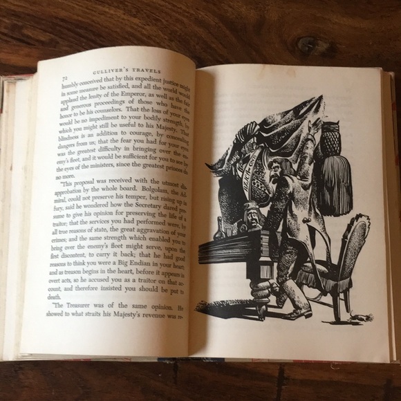 Gulliver’s Travel by Jonathan Swift - 1947 Grosset & Dunlap Publishers New York - Picture 11 of 16